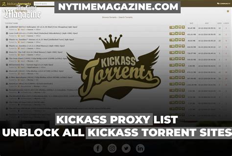 kickass torrents sites